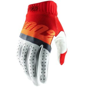 GUANTES 100% RIDEFIT RED/FLUOR