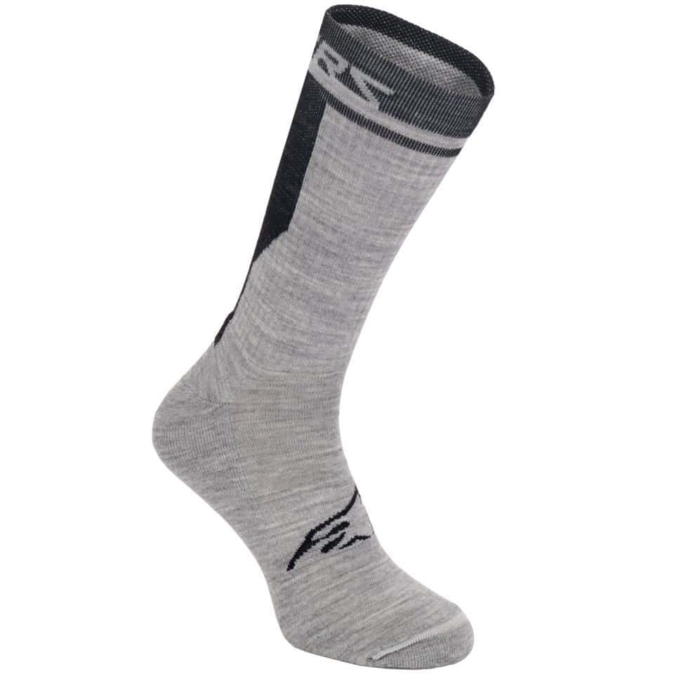 Calcetines Alpinestars merino 24 gray/black - Imagen 2