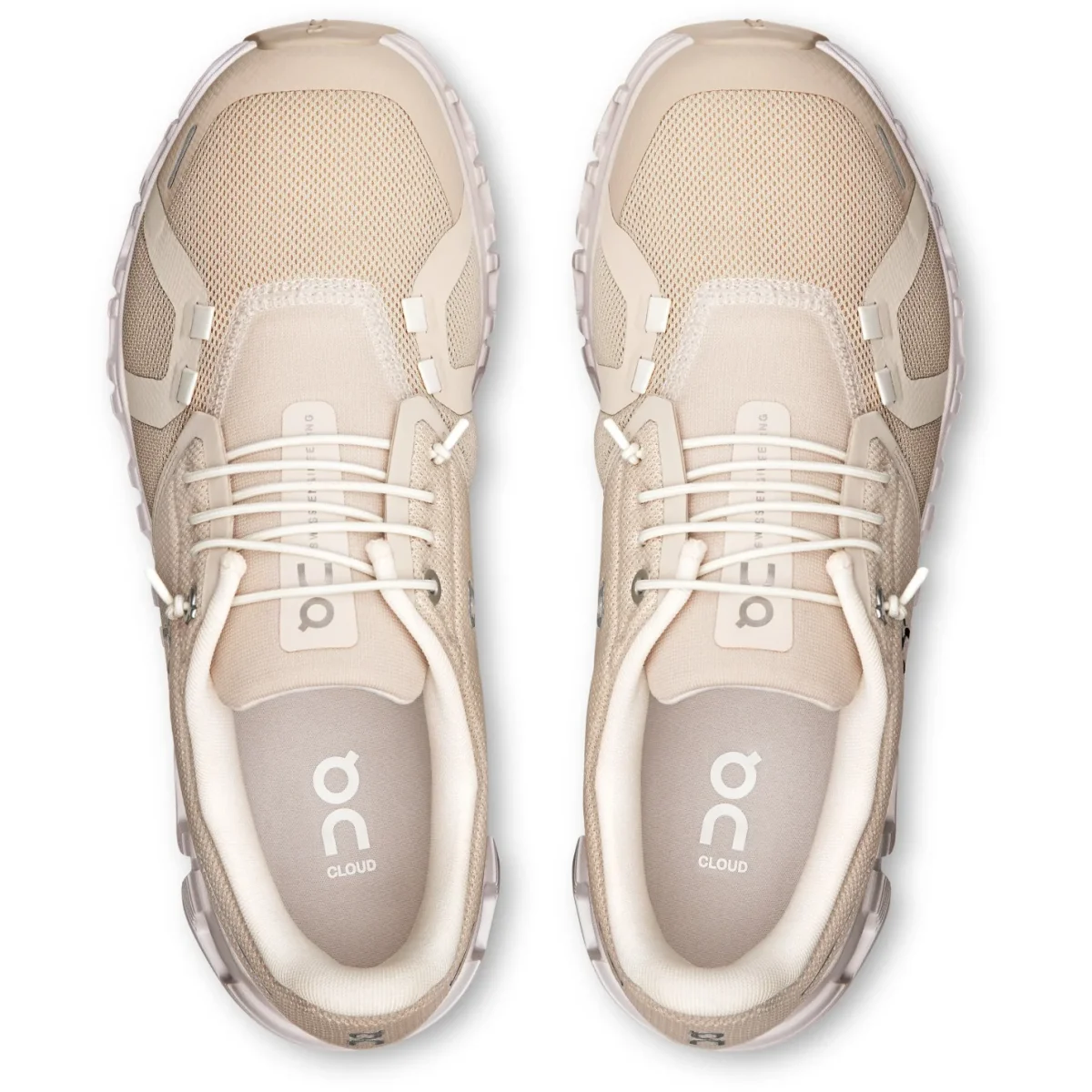 Zapatillas para mujer On Running Cloud 6 Pearl White - Imagen 5