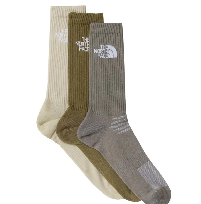 Pack de 3 Calcetines The north Face Multi Sport Cush Crew Stone