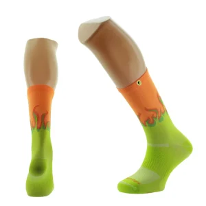 Calcetines Running Pimiento Negro A Fuego