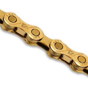 Cadena KMC E12 Oro 12v 130L