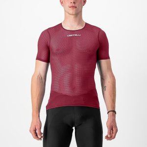 Camiseta interior Castelli Pro Mesh 2.0 Burdeos