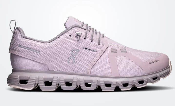 Zapatilla para mujer On Running Cloud 6 Waterproof Mauve Zinc - Imagen 2