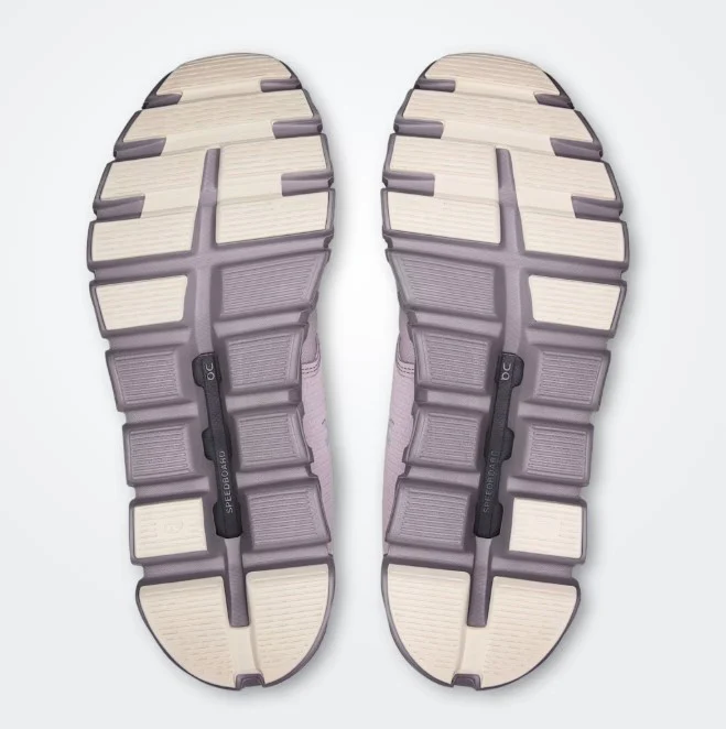 Zapatilla para mujer On Running Cloud 6 Waterproof Mauve Zinc - Imagen 4