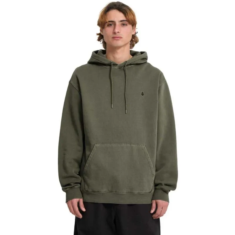 Sudadera para hombre Volcom Single Stone PW PO Verde