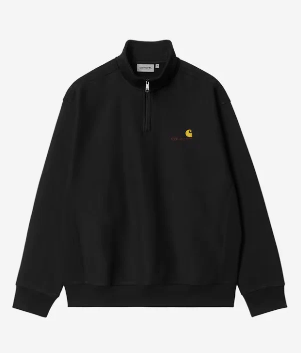 Sudadera con cremallera 1/4 Carhartt WIP American Script - Imagen 6