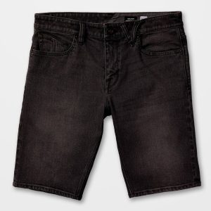 Bermudas para hombre Volcom Solver Denim Black Out