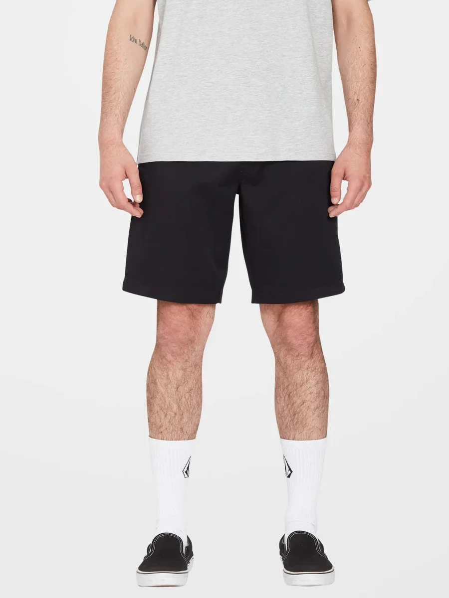 Bermudas para hombre Volcom Frickin Elastic Black - Imagen 4
