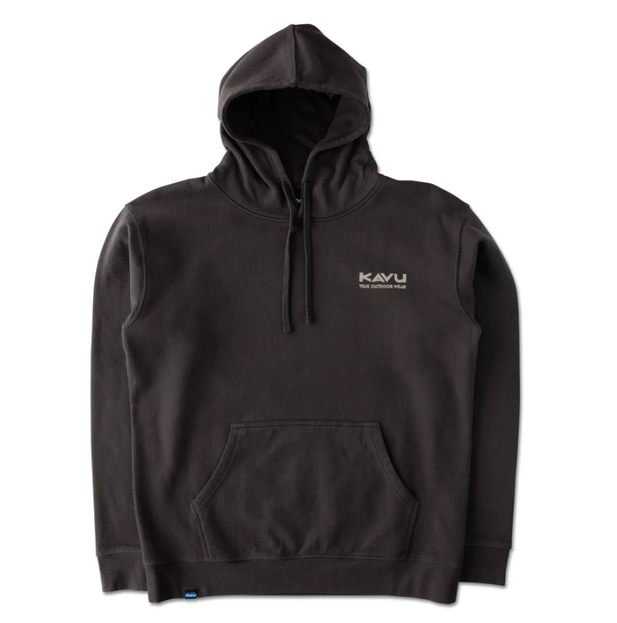 Sudadera para hombre Kavu Core Hoodie Carbon Black