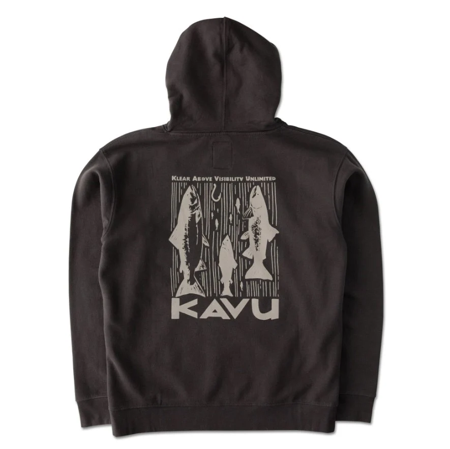 Sudadera para hombre Kavu Core Hoodie Carbon Black - Imagen 3