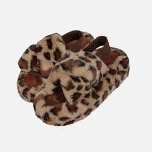 Zapatillas para casa Chicku Leopard