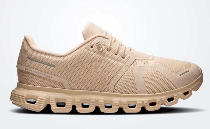 Zapatillas para mujer On Running Cloud 6 Sand Sand