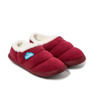 Pantuflas Unisex Nuvola Cordy Garnet