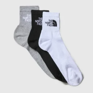 Pack de 3 calcetines The North Face Muli Sport Cush Quarter Black Astorged