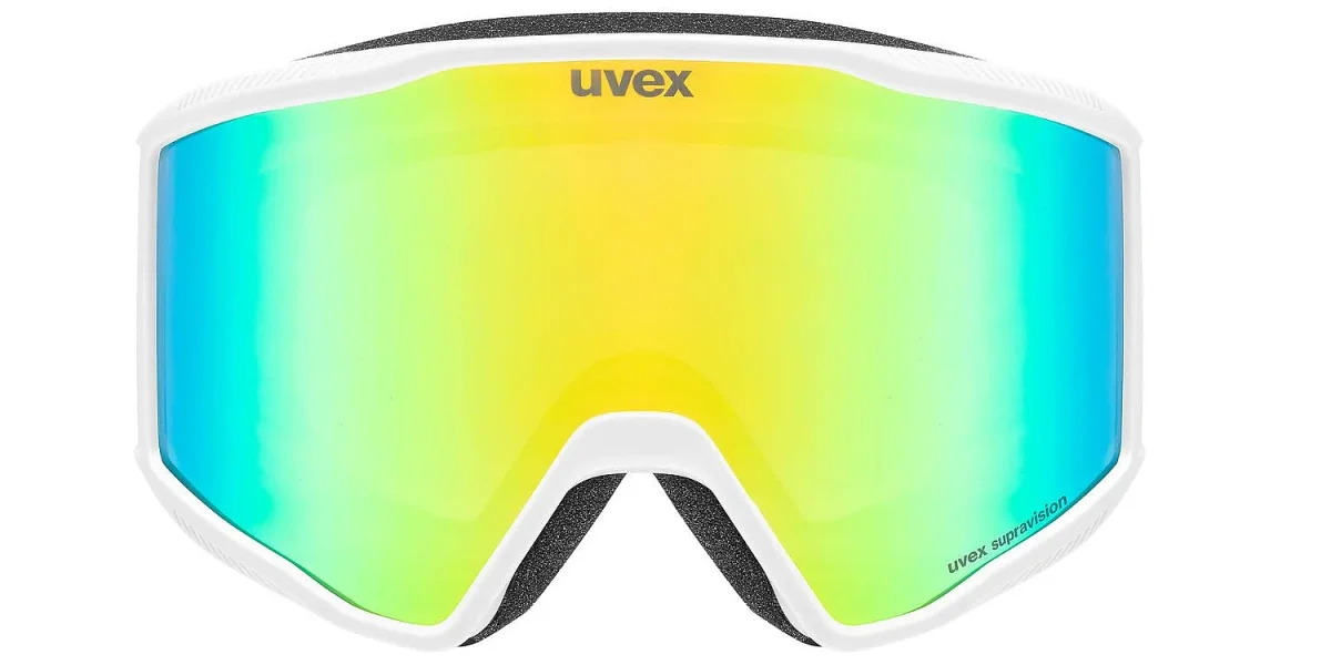 Gafas de esquí Uvex Blast FM White Matt Green S3 - Imagen 3