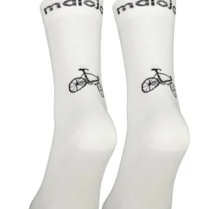 Calcetines para hombre Maloja StalkM Shaded White