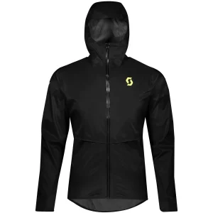 Chaqueta Scott RC Run WP Negro/Amarillo