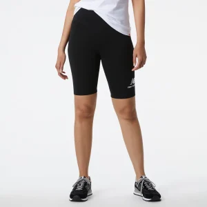 Malla corta New Balance para mujer Negro