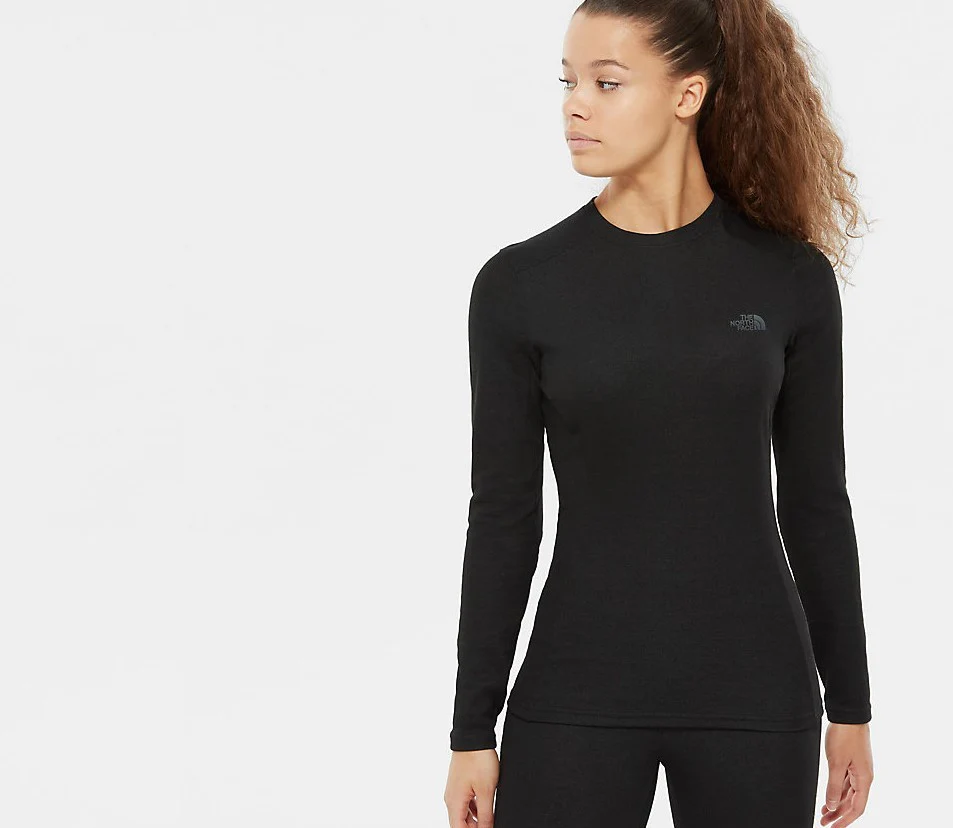 Camiseta térmica para mujer The North Face Easy L/s Negro - Imagen 4