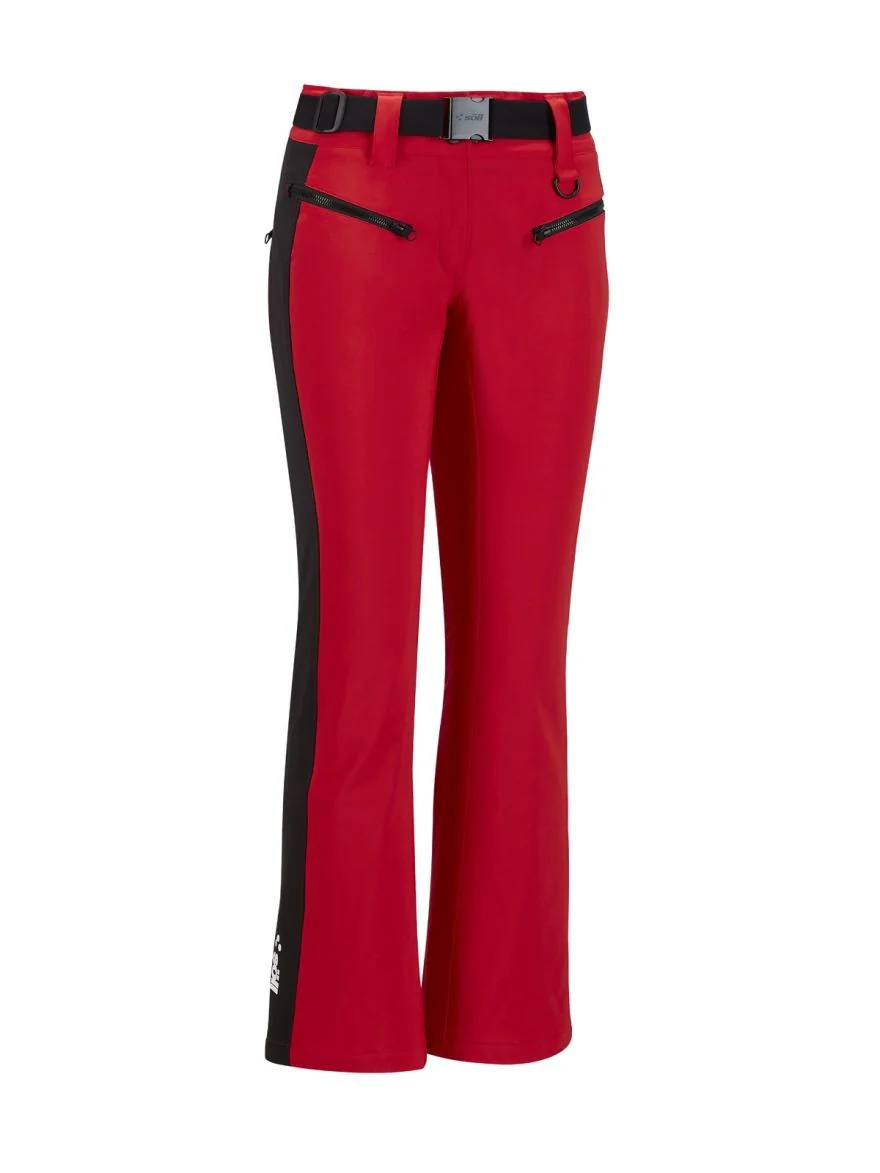 Pantalón de esquí ajustado para mujer Soll Rocket Rojo - Imagen 2