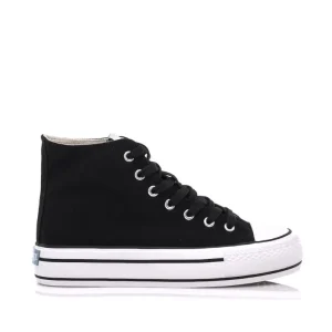 Zapatillas altas Mustang Canvas Negro