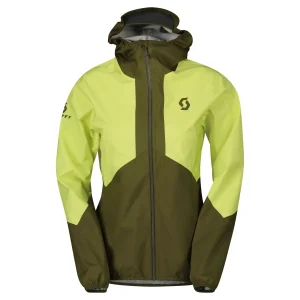 Chaqueta W Scott Ms Explorair Light Dryo 2.5 Fir Green