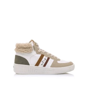 Zapatillas abotinadas para mujer Mustang Delta Abatany White