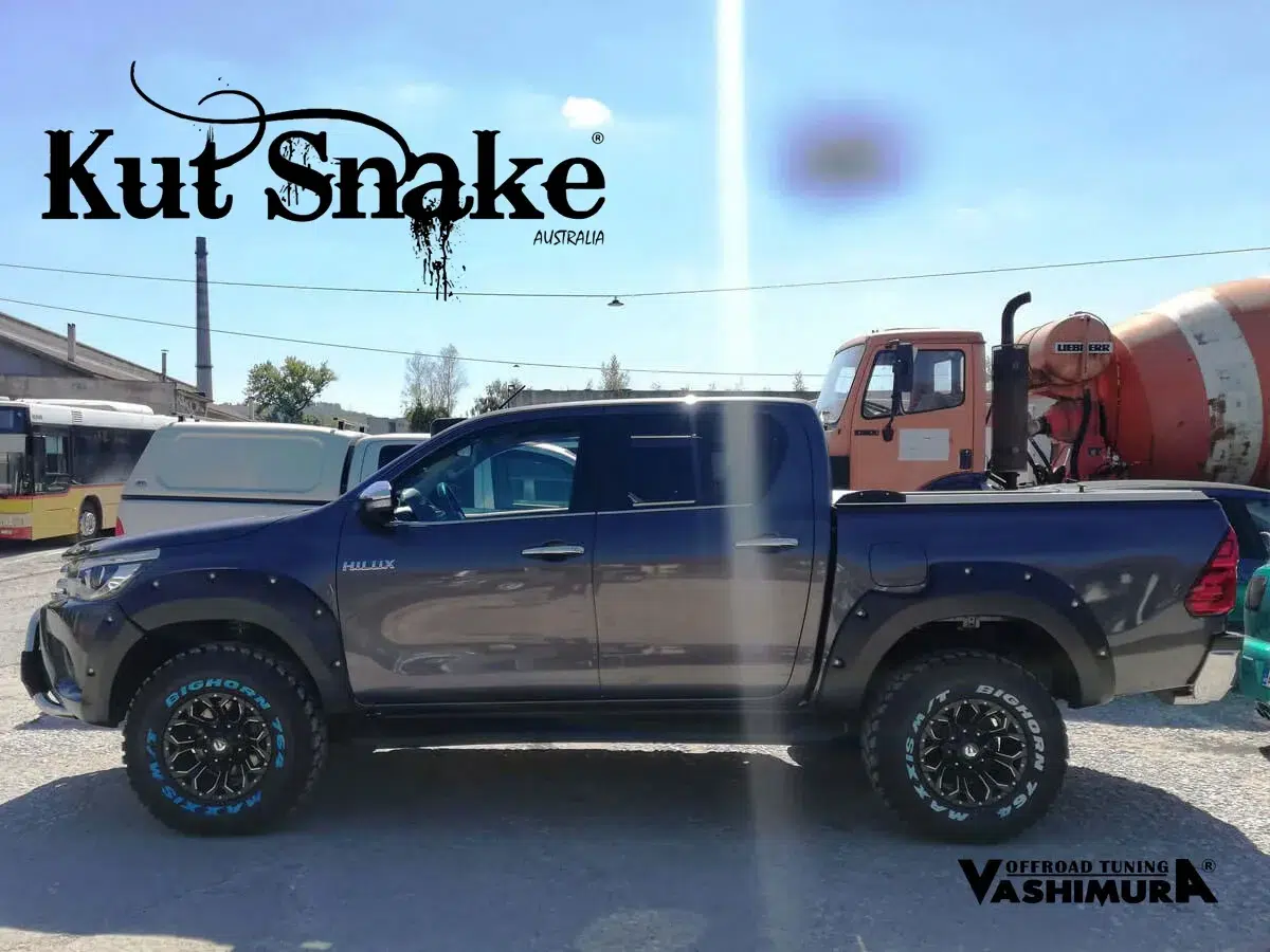 Aletines Kut Snake Toyota Hilux Rocco 2018-2021 75mm - Imagen 3