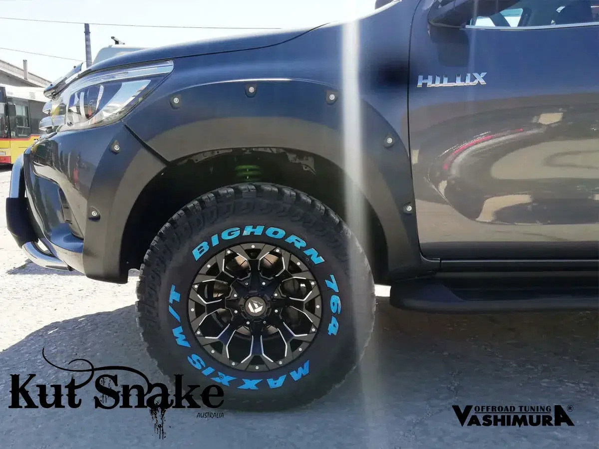 Aletines Kut Snake Toyota Hilux Rocco 2018-2021 75mm - Imagen 4