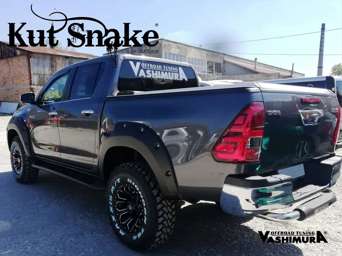 Aletines Kut Snake Toyota Hilux Rocco 2018-2021 75mm - Imagen 5