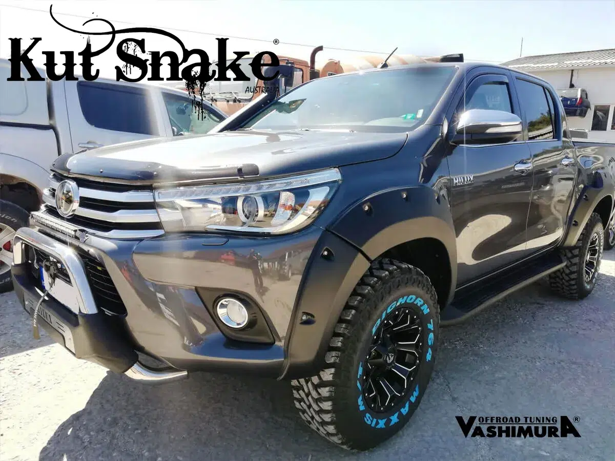 Aletines Kut Snake Toyota Hilux Rocco 2018-2021 75mm - Imagen 7