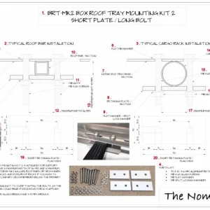Box Roof Tray Mounting Kit 2