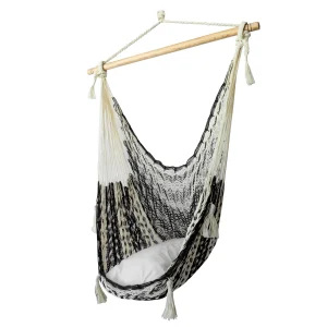 Columpio Maya Nylon Natural y Negro