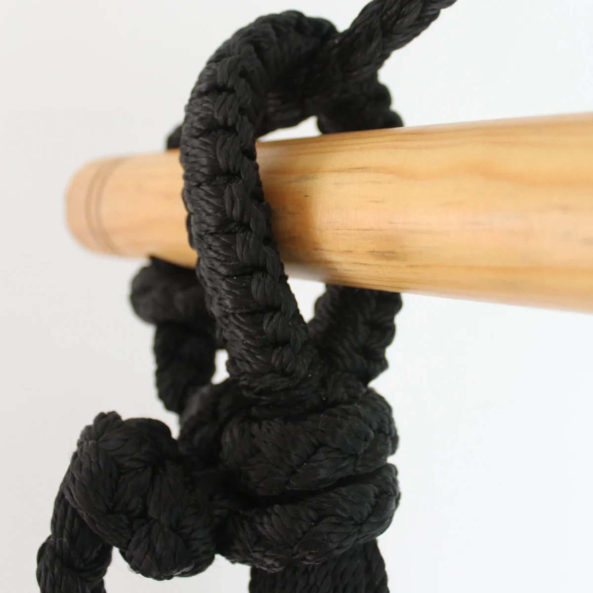 Columpio Maya con Flecos Algodón Negro - Imagen 5