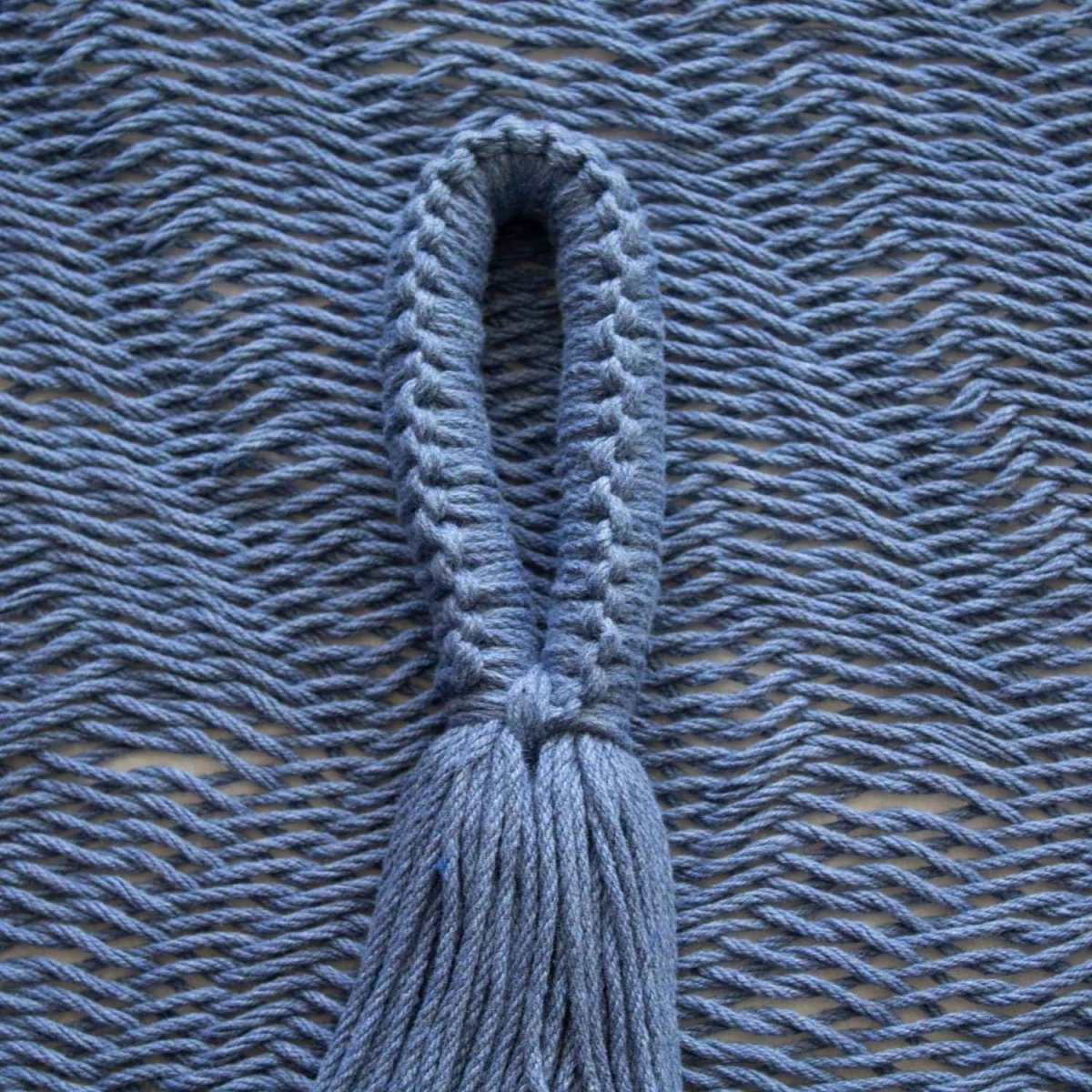 Hamaca Relax Algodón Azul Grisáceo Estándar - Imagen 4