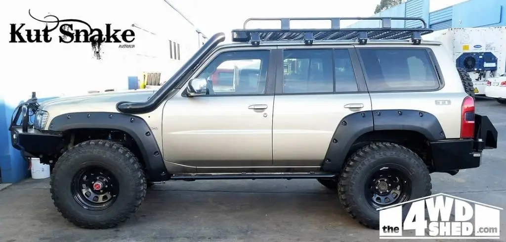 Aletines Kut Snake Nissan Patrol Y61 70mm - Imagen 4