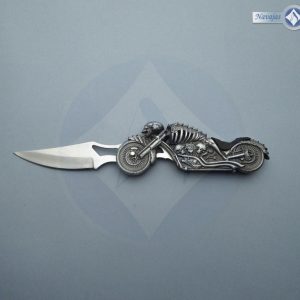 Navaja «moto calavera»