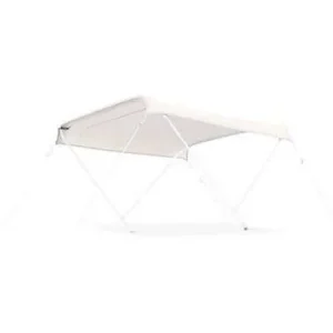 Toldo para Barco Bimini de 2 arcos Aluminio 110x175x110 cm