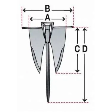 Anclas tipo Danforth FOB THP - Imagen 3