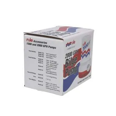 Bomba de achique sumergible Rule 2000 – 12V - Imagen 5