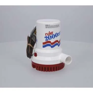 Bomba de achique sumergible Rule 2000 – 12V - Imagen 8