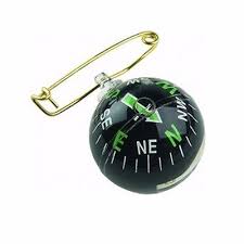Brújula Llavero Pin