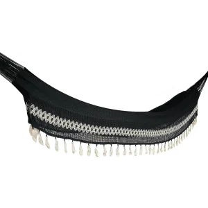 Hamaca de Tela Mixta Premium Negra Estándar