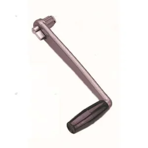 Maneta de Winch de Aluminio Gris