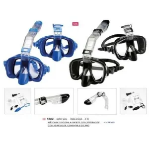 Gafas de Buceo con Respirador base Go-Pro