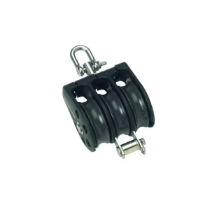 Polea Triple Giratoria con Arraigo